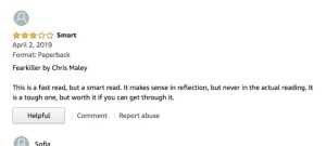 3 star Fearkiller review